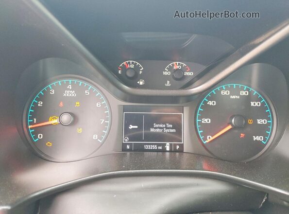 1GCGSBEN6M1229694 2021 CHEVROLET COLORADO White Instrument cluster view