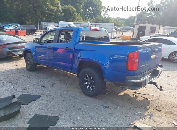 1GCGSBEN7K1133831 2019 CHEVROLET COLORADO Blue Rear left
