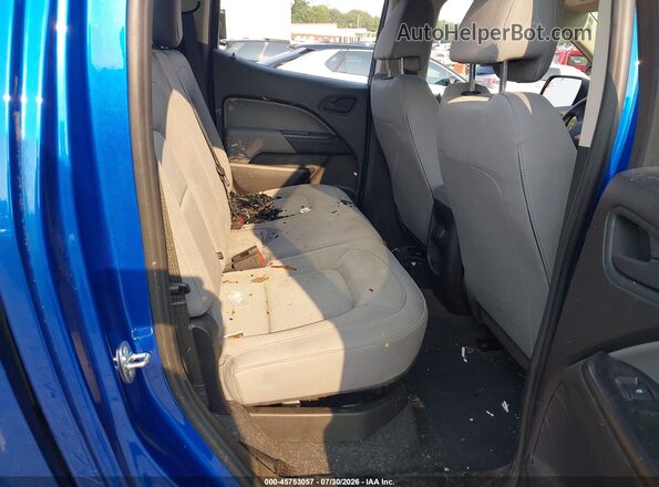 1GCGSBEN7K1133831 2019 CHEVROLET COLORADO Blue VIN sticker view