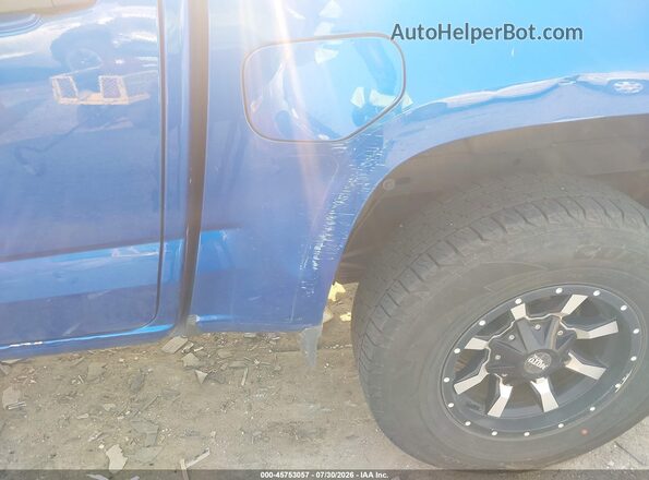 1GCGSBEN7K1133831 2019 CHEVROLET COLORADO Blue Front view