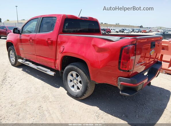1GCGSBEN7K1300513 2019 CHEVROLET COLORADO Red Rear left