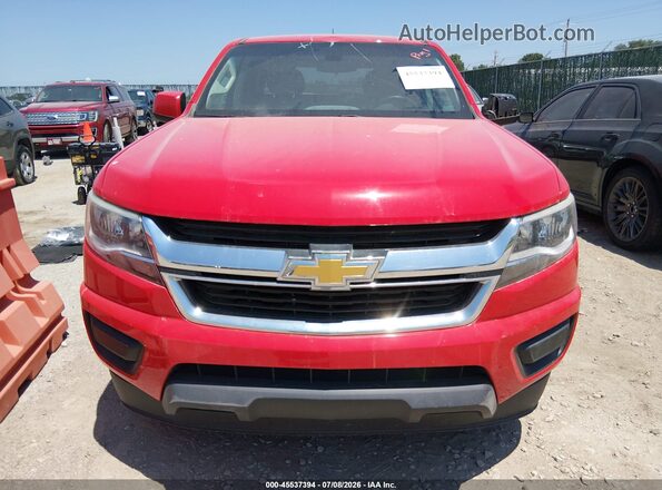 1GCGSBEN7K1300513 2019 CHEVROLET COLORADO Red Instrument cluster view