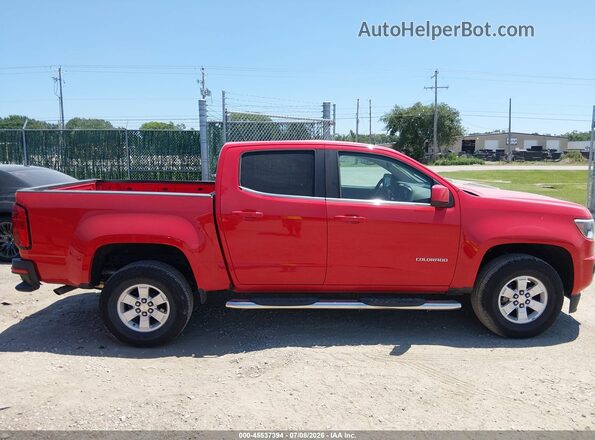 1GCGSBEN7K1300513 2019 CHEVROLET COLORADO Red Rear interior view