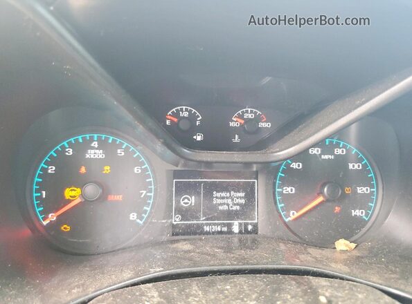 1GCGSBEN7M1106308 2021 CHEVROLET COLORADO Белый Вид щитка приборов