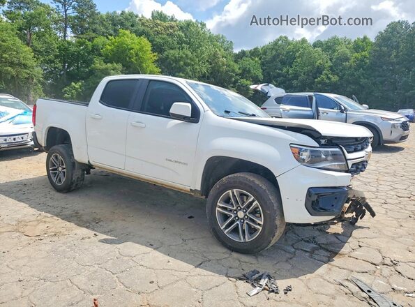 1GCGSBEN7M1106308 2021 CHEVROLET COLORADO Белый Передняя правая четверть