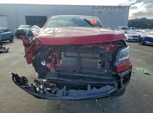 1GCGSBEN8M1211083 2021 CHEVROLET COLORADO Red წინა ხედი