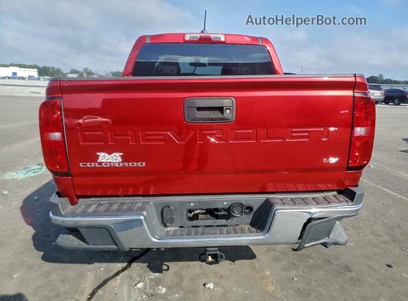 1GCGSBEN8M1211083 2021 CHEVROLET COLORADO Red უკანა ხედი