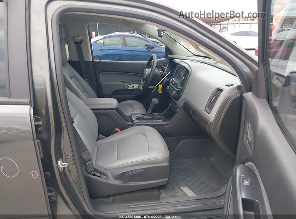 1GCGSBEN9J1208513 2018 CHEVROLET COLORADO Gray Widok wnętrza z przodu