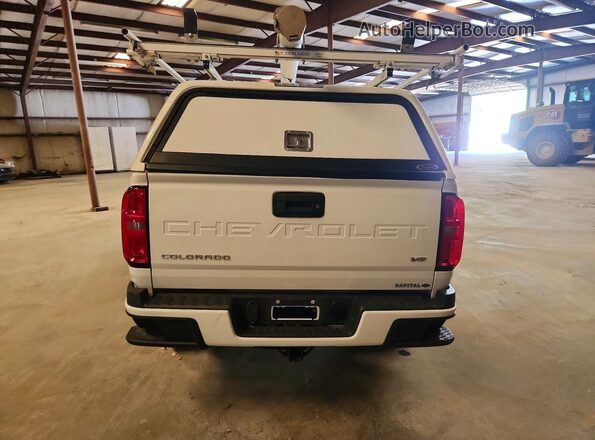 1GCGSBEN9M1222254 2021 CHEVROLET COLORADO White Widok z tyłu