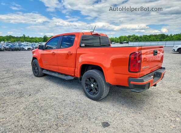 1GCGSCE1XM1184827 2021 CHEVROLET COLORADO Orange Rear left