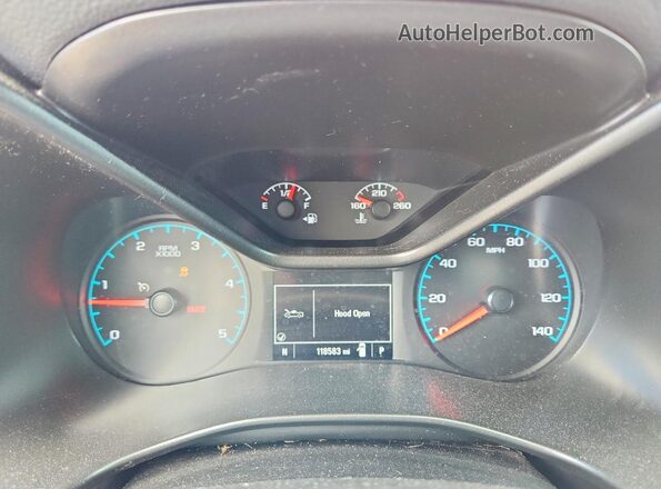 1GCGSCE1XM1184827 2021 CHEVROLET COLORADO Orange Instrument cluster view