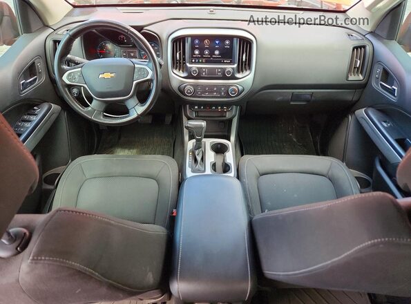 1GCGSCE1XM1184827 2021 CHEVROLET COLORADO Orange Dashboard view