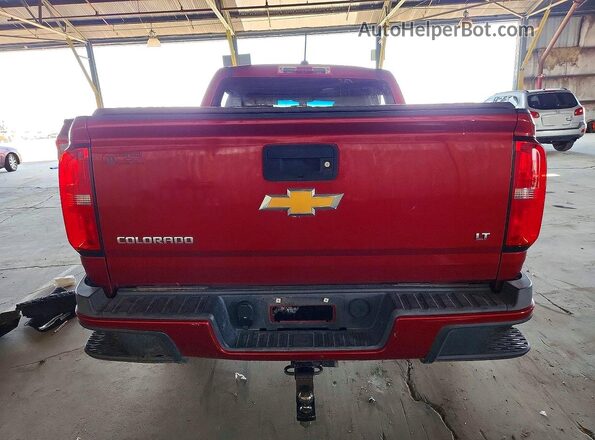 1GCGSCE31G1344650 2016 CHEVROLET COLORADO Burgundy Հետևի տեսք