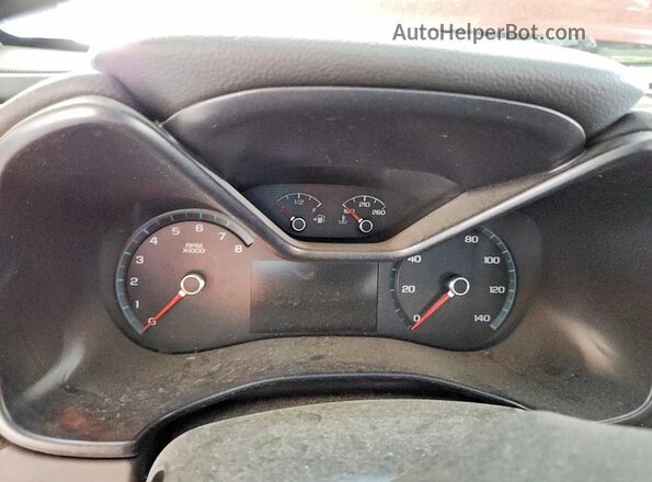 1GCGSCE31G1344650 2016 CHEVROLET COLORADO Burgundy Սարքավորումների վահանակի տեսք
