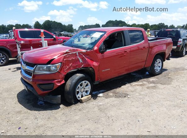 1GCGSCE32G1128693 2016 CHEVROLET COLORADO Красный Передняя левая четверть