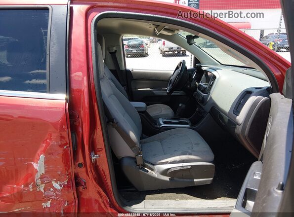 1GCGSCE32G1128693 2016 CHEVROLET COLORADO Красный Вид салона спереди