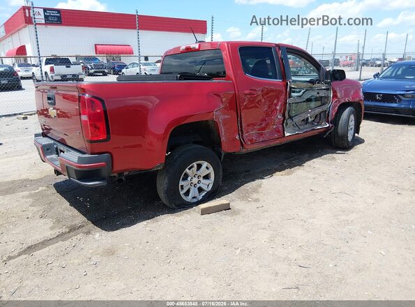 1GCGSCE32G1128693 2016 CHEVROLET COLORADO Красный Задняя правая четверть