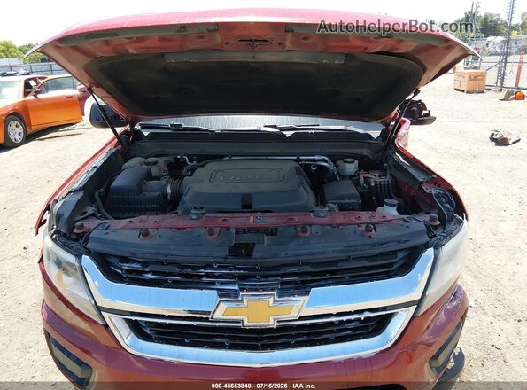 1GCGSCE32G1128693 2016 CHEVROLET COLORADO Красный Вид сзади