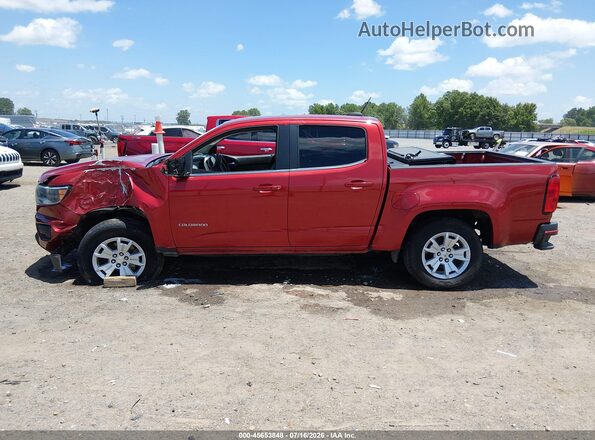 1GCGSCE32G1128693 2016 CHEVROLET COLORADO Красный Вид задней части салона