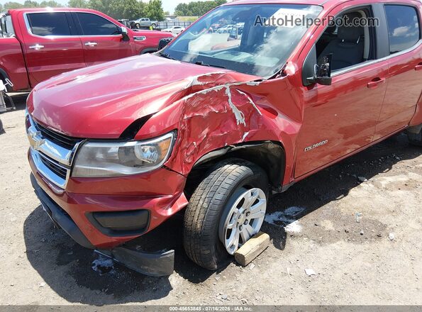 1GCGSCE32G1128693 2016 CHEVROLET COLORADO Красный Вид спереди