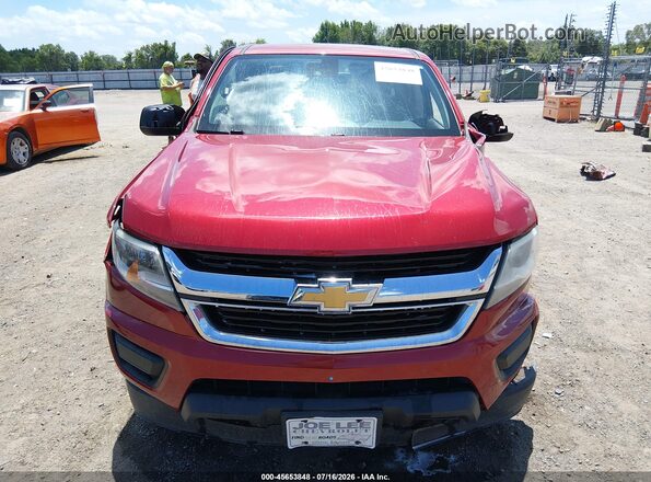 1GCGSCE32G1128693 2016 CHEVROLET COLORADO Красный Вид панели приборов