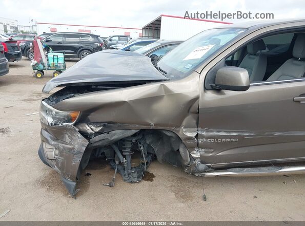1GCGSCE35G1213088 2016 CHEVROLET COLORADO Brown წინა ხედი