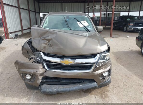 1GCGSCE35G1213088 2016 CHEVROLET COLORADO Brown ხელსაწყოთა პანელის ხედი