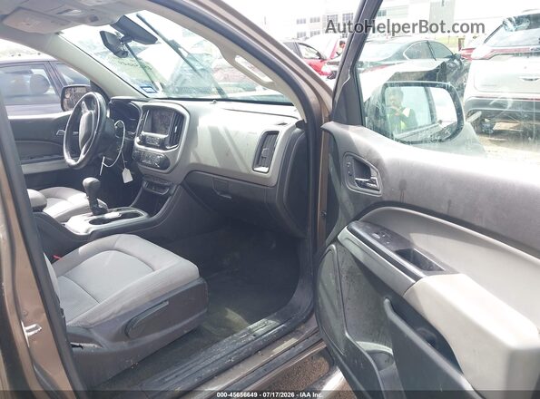 1GCGSCE35G1213088 2016 CHEVROLET COLORADO Brown წინა სალონის ხედი