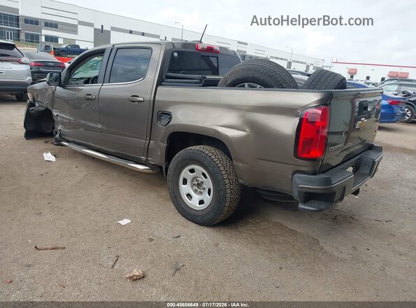 1GCGSCE35G1213088 2016 CHEVROLET COLORADO Brown უკანა მარცხენა