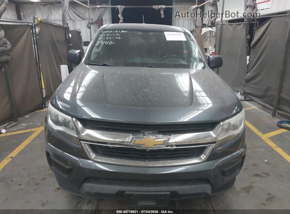 1GCGSCE36G1345955 2016 CHEVROLET COLORADO Серый Вид панели приборов