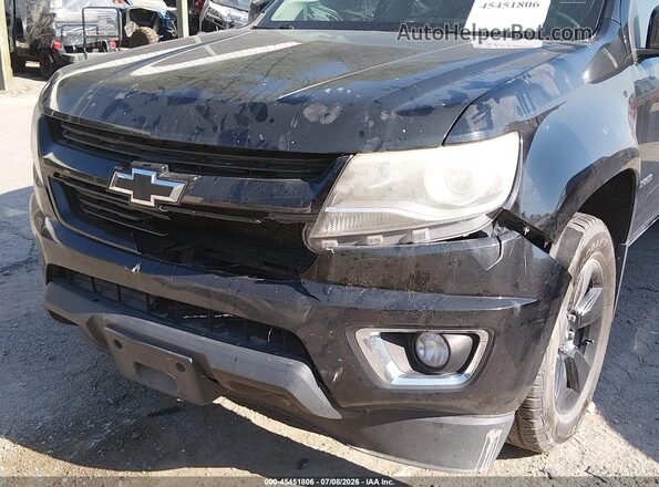 1GCGSCE37G1223198 2016 CHEVROLET COLORADO Black Вид спереду