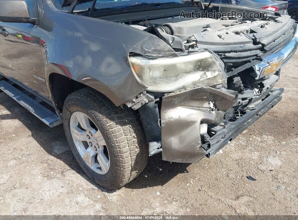 1GCGSCE38G1201761 2016 CHEVROLET COLORADO Gray Դիմացի տեսք