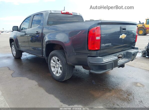 1GCGSCE38G1296225 2016 CHEVROLET COLORADO Gray Trasero izquierdo