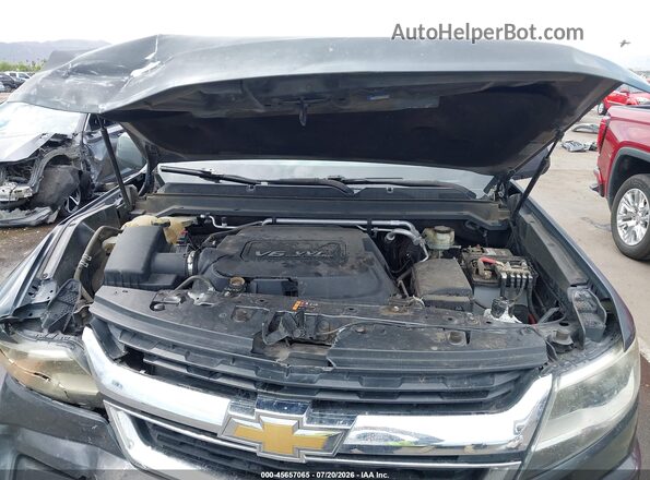 1GCGSCE38G1296225 2016 CHEVROLET COLORADO Gray Vista trasera