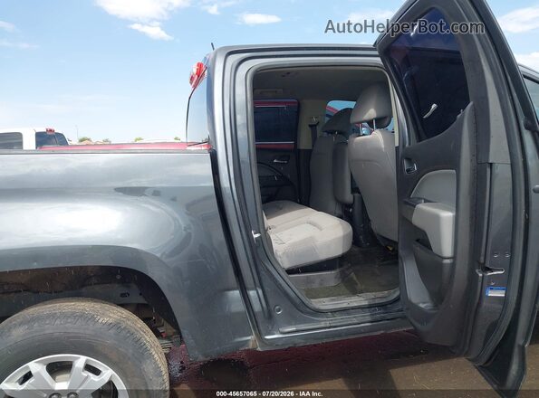 1GCGSCE38G1296225 2016 CHEVROLET COLORADO Gray Vista de la etiqueta del VIN