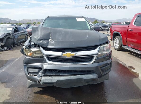 1GCGSCE38G1296225 2016 CHEVROLET COLORADO Gray Vista del cuadro de instrumentos