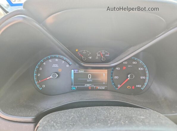 1GCGSCEA1G1355386 2016 CHEVROLET COLORADO Синий Вид щитка приборов