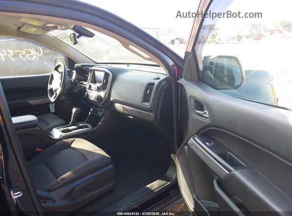 1GCGSCEA1M1270365 2021 CHEVROLET COLORADO Black წინა სალონის ხედი