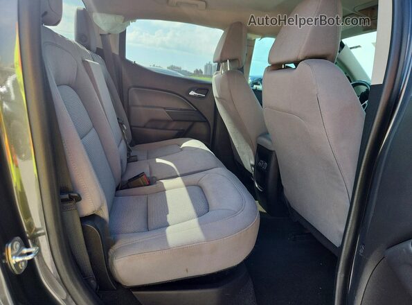 1GCGSCEA2G1211216 2016 CHEVROLET COLORADO Gray Rear seats view