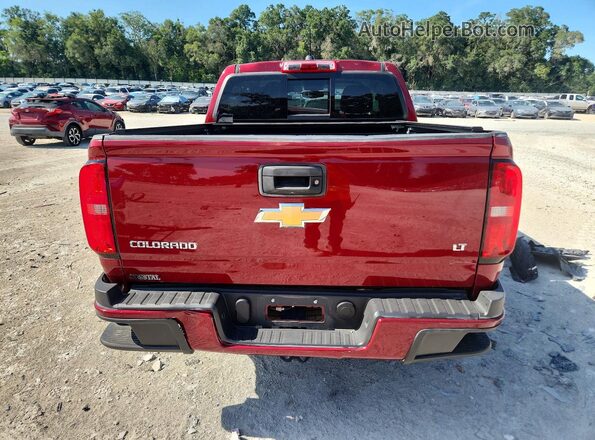 1GCGSCEA7K1139762 2019 CHEVROLET COLORADO Red Հետևի տեսք