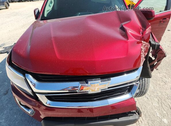 1GCGSCEA7K1139762 2019 CHEVROLET COLORADO Red Սալոնի հետևի տեսք