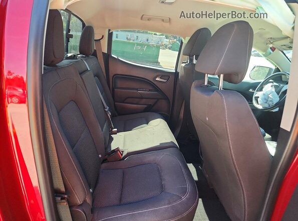 1GCGSCEA7K1139762 2019 CHEVROLET COLORADO Red Հետևի նստատեղերի տեսք