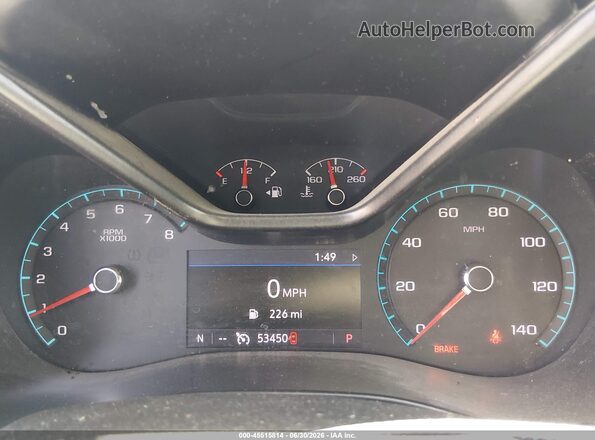1GCGSCEA8K1125496 2019 CHEVROLET COLORADO Gray Вид задніх сидінь