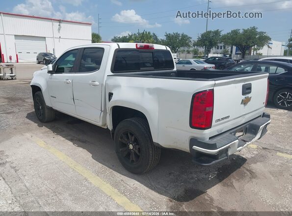 1GCGSCEAXJ1166274 2018 CHEVROLET COLORADO White Tył lewy