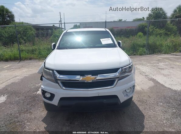 1GCGSCEAXJ1166274 2018 CHEVROLET COLORADO White Widok zestawu wskaźników