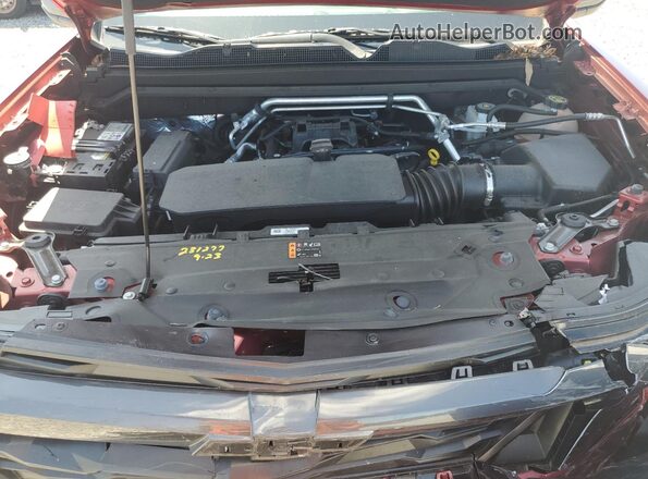 1GCGSCEC1P1235900 2023 CHEVROLET COLORADO Red Vista interior trasera
