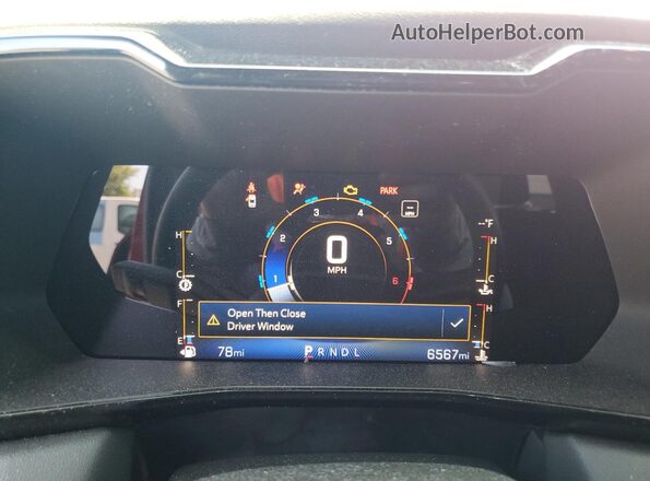 1GCGSCEC1P1235900 2023 CHEVROLET COLORADO Red Vista del cuadro de instrumentos