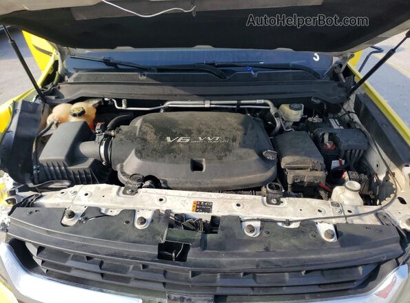 1GCGSCEN0H1249094 2017 CHEVROLET COLORADO Yellow Widok wnętrza z tyłu