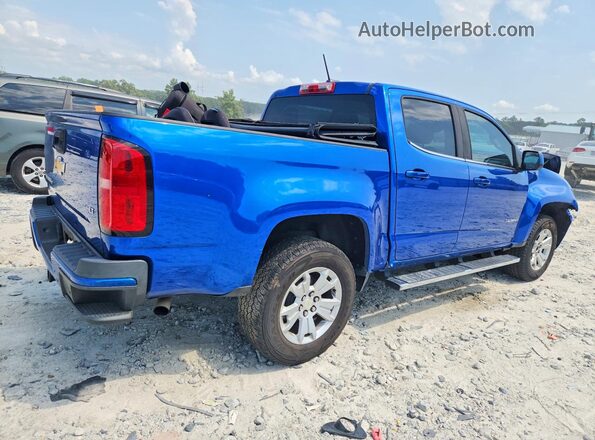 1GCGSCEN0J1166755 2018 CHEVROLET COLORADO Blue Trasero derecho