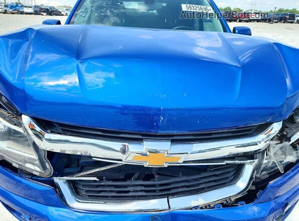 1GCGSCEN0J1166755 2018 CHEVROLET COLORADO Blue Vista interior trasera